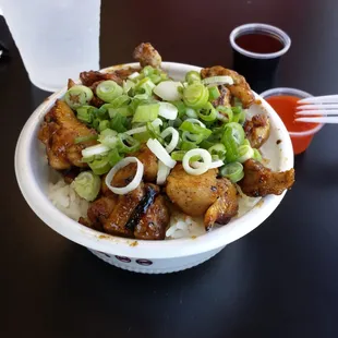 The mini chicken bowl