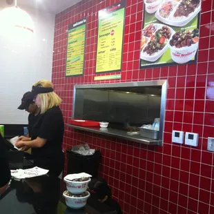 Gotta love these hard working ladies at the frontline. :)