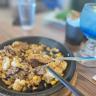 381. Teppan Sliced Beef Rice