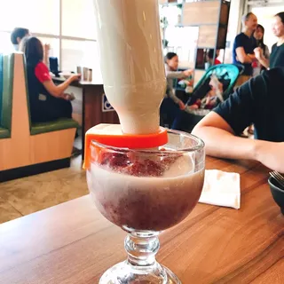 109. Red Bean Smoothie with Vitasoy