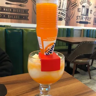 108. Orange & Pineapple Smoothie with Orange Fanta