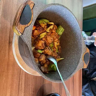 3. Signature Spicy Mala Chicken Pot