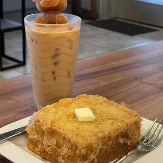 605. Condensed Milk & Peanut Butter Toast