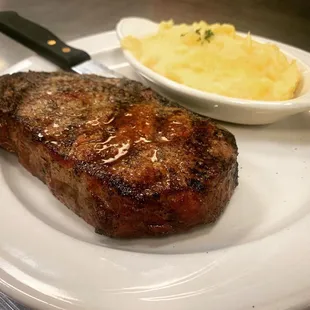 Signature Ribeye with Parmesan Mashed Potatoes