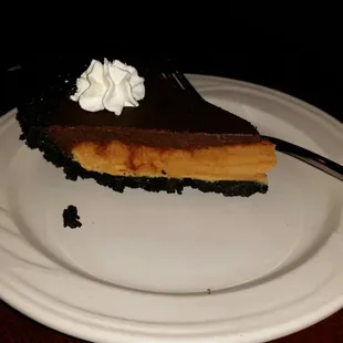 Peanut butter chocolate pie