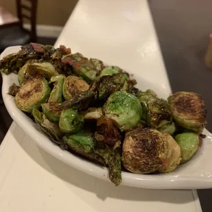 Crispy Brussels are one of our fan favorites