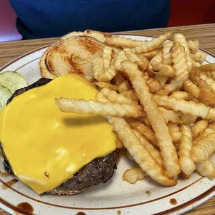 You can get cheese and fries