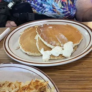 4 pancakes&apos;. $5.50!!!!