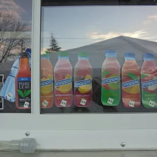 Beverage options.