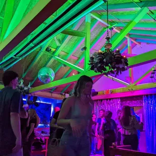 people dancing at a party
