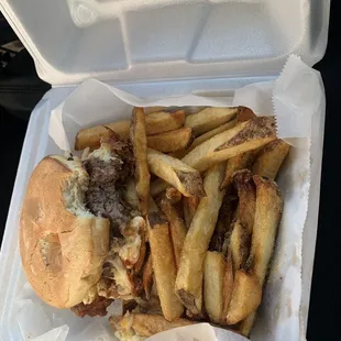 It said French fries on the menu not undercooked/under seasoned steak fries...