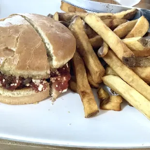 Red and Blue burger