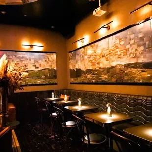 sushi and sashimi, interior