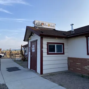 the outside of the building