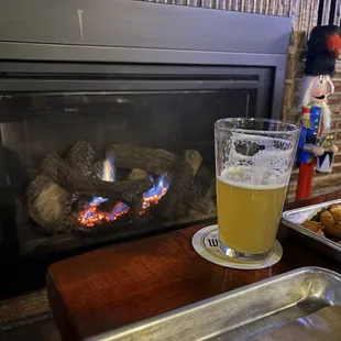 Cozy seats by the fire