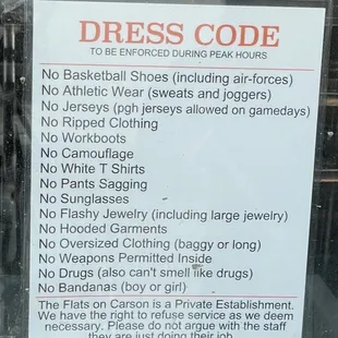 Racist dress code