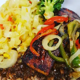 Jerk salmon