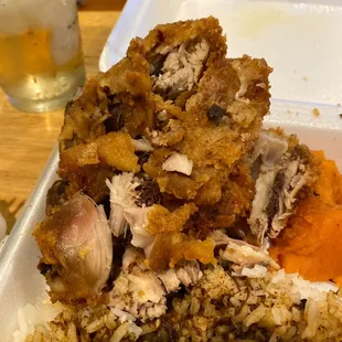 Ova Di Top Fried Chicken  UNTOUCHED.