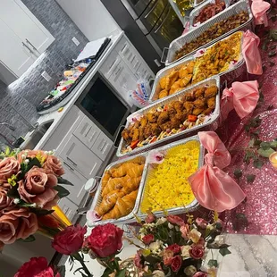 Brunch Buffet Setup