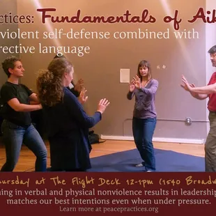 Our class brought to you by our organization member ABC held at the Flight Deck every Thursday from 12-1pm