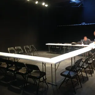 Conference Set up in the Theatre