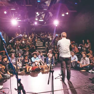 National Poetry Slam @ TFD  (photo courtesy of Peerspace) Rent our space by contacting The Flight Deck Staff at FlightDeck@raggedwing.org