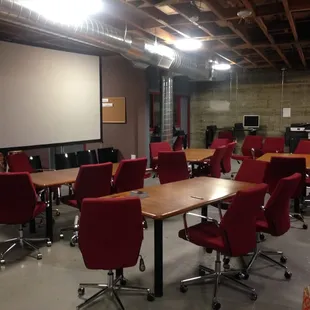 Set up in the Co-Working Space