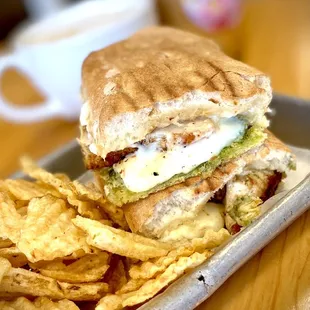 Chicken Pesto Panini highly recommended!!