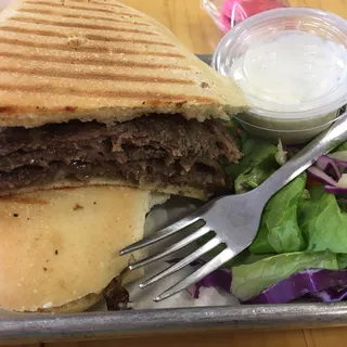 Steak and Cheese Panini