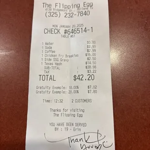 Receipt