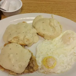 Chicken Fried Steak Breakfast