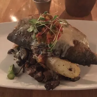 Crab Stuffed Carolina Trout Dinner