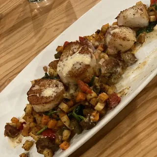 Brown Butter Roasted Sea Scallop Dinner