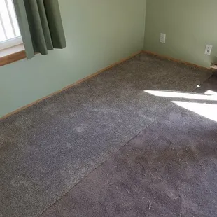 The wrong carpet that floor trader sold us. The piece by the window was what we got when we ordered more of what we 1st purchased.