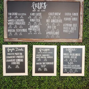 Great coffee options