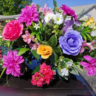 Mother's Day saddle made by Stephanie