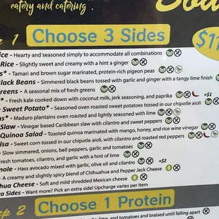 Description of the sides