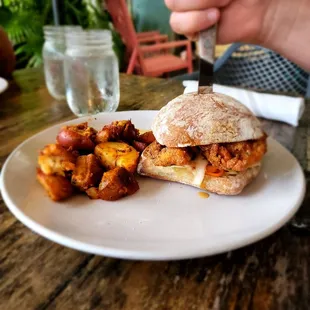SE Chicken Fried Sandwich