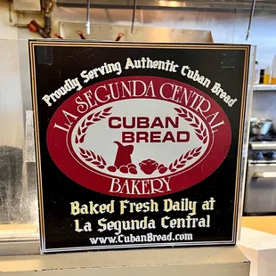 The one and only authentic Cuban bread!