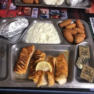 Broiled cod! Very good!