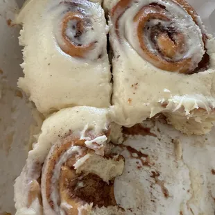 Generous with the frosting!