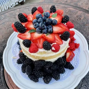 Custom berry gentilly (like Whole Foods berry chantilly but better) for my wife's bday. Another win from Cara and team.