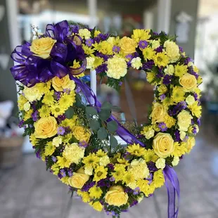 Heart Wreath. Starting @ $165