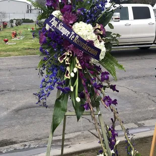 They personalize the ribbon and the sympathy arrangements