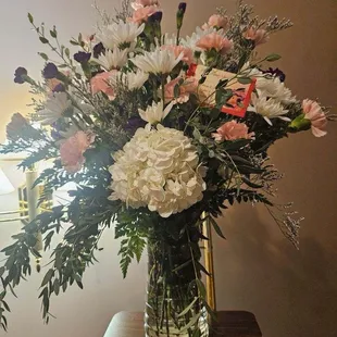 Beautiful, but looks like a Dillon&apos;s bouquet.