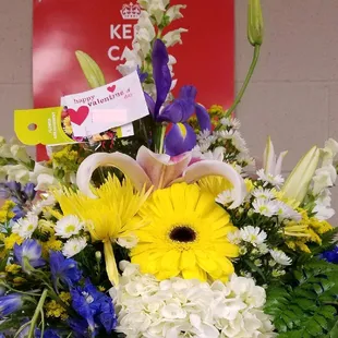 Valentine custom creation from the Flower Man