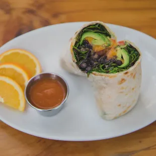 Vegetarian burritos