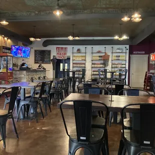 Look at all the wine in the wall