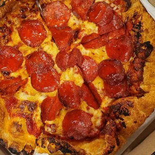 Pepperoni w/ honey drizzle