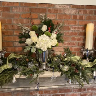 Fresh for Christmas in a client's home